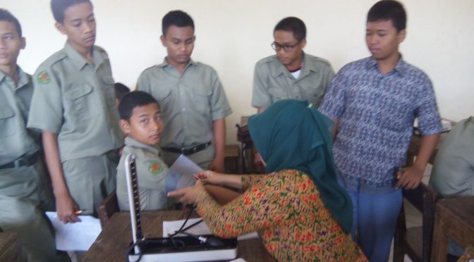 Penjaringan Kesehatan Siswa Baru