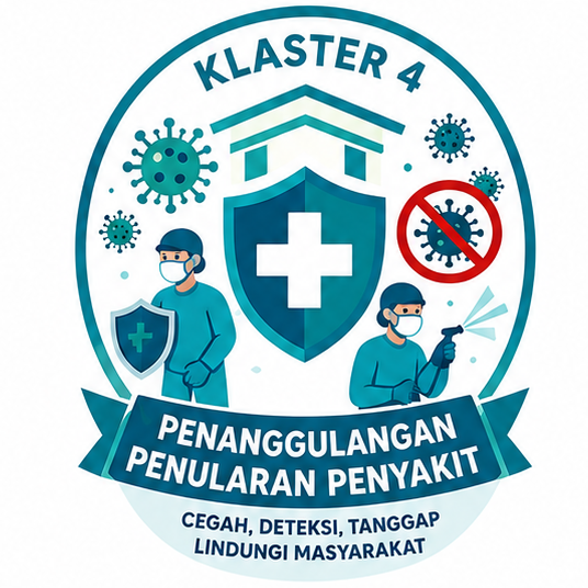 Klaster 4: Penanggulangan Penyakit Menular
Fokus pada surveilans epidemiologi, kewaspadaan dini dan respon kejadian luar biasa (KLB), penanganan penyakit menular (seperti TBC, HIV, Hepatitis), serta pengawasan kesehatan lingkungan.